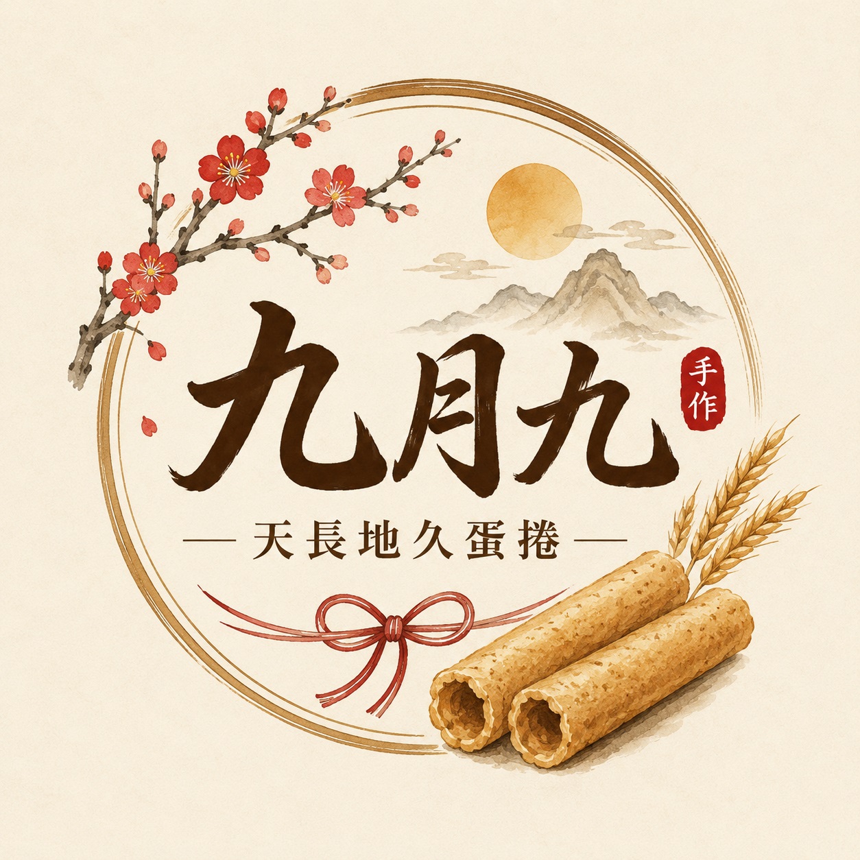 九月九天長地久蛋捲